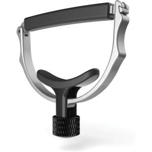 imageDAddario Guitar Capo for Acoustic Guitar  Cradle Style Acoustic Guitar Capo  Creates Even Tension  Self Centering Capo Creates Even Tension  Stainless Steel