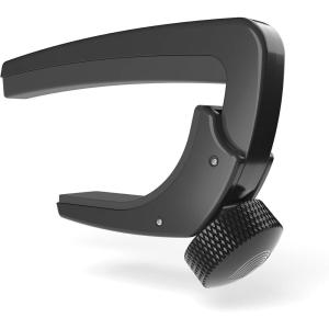 imageDAddario Guitar Capo for Acoustic and Electric Guitar  NS Capo Lite  Adjustable Tension  Guitar Accessories  Works for 6 String and 12 String Guitars  Lite  BlackBlack  Lite