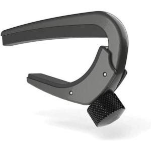 imageDAddario Guitar Capo for Acoustic and Electric Guitar  NS Capo Lite  Adjustable Tension  Guitar Accessories  Works for 6 String and 12 String Guitars  Lite  BlackMetallic Grey