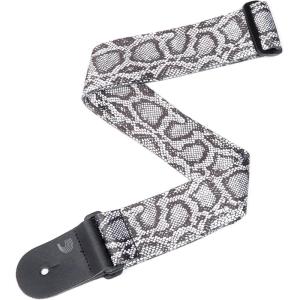 imageDAddario Guitar Strap Camouflage Leather Adjustable from 35 to 595 One Size 50G04Snake Skin