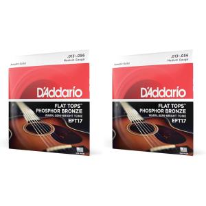 imageDAddario Guitar Strings  Acoustic Guitar Strings  Flat Tops Phosphor Bronze  For 6 String Guitar  Warm SemiBright Tone  EFT16  Light 1253Pack of 2