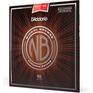 imageDAddario Guitar Strings  Acoustic Guitar Strings  Nickel Bronze  For 6 String Guitar  Natural Clear ampamp Focused Tone  NB1253  Light 1253Medium Balance Tension  0135056