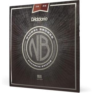 imageDAddario Guitar Strings  Acoustic Guitar Strings  Nickel Bronze  For 6 String Guitar  Natural Clear ampamp Focused Tone  NB1253  Light 1253Resophonic Guitar  1656