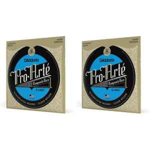 imageDAddario Guitar Strings  ProArte Classical Guitar Strings  EJ46C  Nylon Guitar Strings  Silver Plated Wrap Composite Core Clear Nylon Trebles  Hard TensionHard Tension Pack of 2