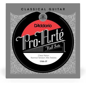 imageDAddario Guitar Strings  ProArte Nylon Guitar Strings  RNN3T  Classical Guitar Strings  Half Sets Normal Tension Rectified Clear NylonAlto Tension