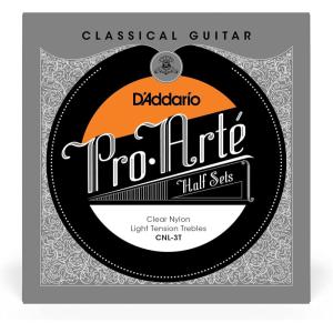 imageDAddario Guitar Strings  ProArte Nylon Guitar Strings  RNN3T  Classical Guitar Strings  Half Sets Normal Tension Rectified Clear NylonLight Tension