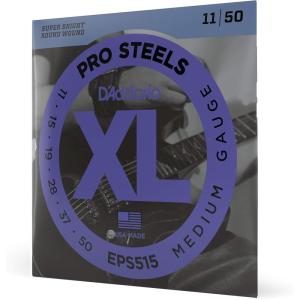 imageDAddario Guitar Strings  ProSteels Electric Guitar Strings  Round Wound  Brighter Crunchier Increased Sustain  EPS540  Light TopHeavy Bottom 10521150