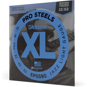 imageDAddario Guitar Strings  ProSteels Electric Guitar Strings  Round Wound  Brighter Crunchier Increased Sustain  EPS540  Light TopHeavy Bottom 10521252