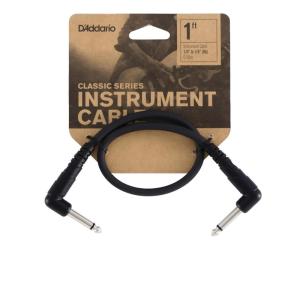 imageDAddario Instrument Cable 14quot FlatOffset 6 in PWFPRR206OSRound  Right Angle
