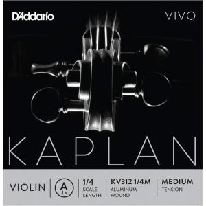 imageDAddario Kaplan Vivo Violin String  Single D String  KV313 14M  Violin Strings  14 Scale Medium TensionA String