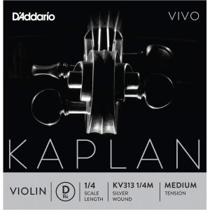 imageDAddario Kaplan Vivo Violin String  Single D String  KV313 14M  Violin Strings  14 Scale Medium TensionD String