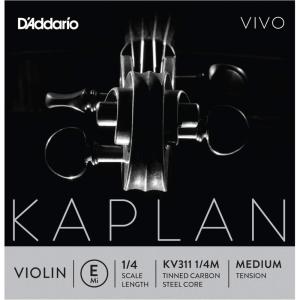 imageDAddario Kaplan Vivo Violin String  Single D String  KV313 14M  Violin Strings  14 Scale Medium TensionE String