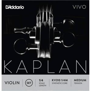 imageDAddario Kaplan Vivo Violin String  Single D String  KV313 14M  Violin Strings  14 Scale Medium TensionFull Set