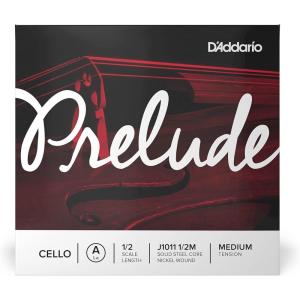 imageDAddario Prelude Cello Single D String 44 Scale Medium Tension Model J1012 44M12 Scale