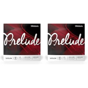 imageDAddario Prelude Violin Single String Single G String 44 Scale Medium Tension  J814 44M  Solid Steel Core Warm Tone Economical and Durable  Educators Choice for Student Strings  1 StringSingle G String Pack of 2