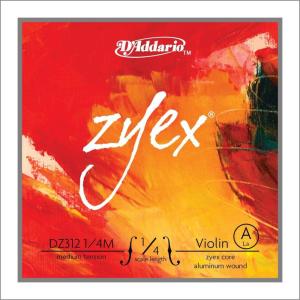 imageDAddario Zyex Violin Bulk 10 A 14 Med DZ31214MB10