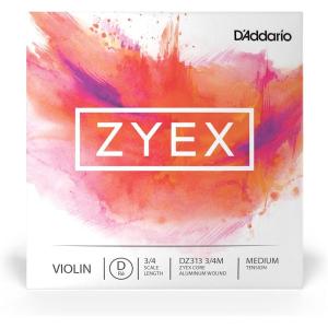 imageDAddario Zyex Violin Single D String 34 Scale Medium Tension34 Scale