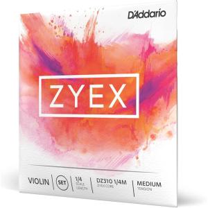 imageDAddario Zyex Violin String Set 14 Scale Medium Tension14 Scale
