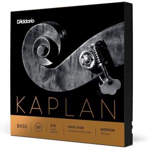 imageDAddario Kaplan Bass Strings  Full Set  K610 34L  For Upright Bass Double Bass  34 Scale Light TensionFull Set