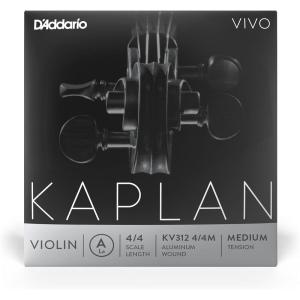 imageDAddario Kaplan Vivo Violin Strings  Full Set  KV310 44M  Violin Strings  44 Scale Medium TensionMedium Tension