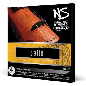 imageDAddario NS Electric Cello String Set 44 Scale Medium TensionFull Set
