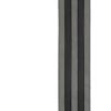 imageDAddario Accessories Planet Waves L25W1401 25Inch Leather Guitar Strap Racing Stripes  Grey with Black StripesBlack