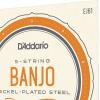 imageDAddario Banjo Strings NickelPlated Steel EJ60 Light Gauge 920 5String Set Pack of 11023