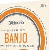 imageDAddario Banjo Strings NickelPlated Steel EJ60 Light Gauge 920 5String Set Pack of 11030