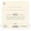 imageDAddario Banjo Strings NickelPlated Steel EJ60 Light Gauge 920 5String Set Pack of 11122
