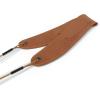 imageDAddario DWLSBRSM  Leather Padded Strap in Brown  SmallBrownBrass