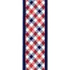 imageDAddario Woven Guitar Strap Gingham  RedNavyRedNavy