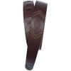 imageDAddario Accessories Leather Guitar Strap  Guitar Accessories  Electric Guitar Strap Acoustic Guitar Strap Acoustic Electric Guitar Strap ampamp Bass Guitar Strap  Embossed Studs  BrownBrown