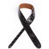 imageDAddario Accessories Planet Waves 20LDP01 2Inch Leather Embossed Diamond Plate Design  Black