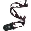 imageDAddario Accessories Planet Waves P20W1402 2Inch Woven Guitar Strap Flames Pinstripe  Red with BlackBlack