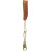 imageDAddario DWLSBRSM  Leather Padded Strap in Brown  SmallBrownBrass