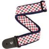 imageDAddario Woven Guitar Strap Gingham  RedNavyRedNavy