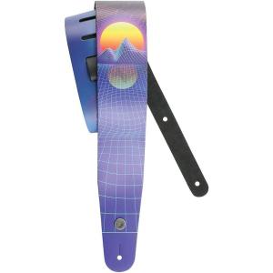 imageDAddario Accessories Guitar Strap  Printed Leather Guitar Strap SunsetSunset