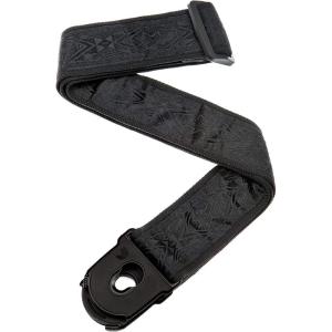 imageDAddario Accessories Locking Guitar Strap  Guitar Accessories  Electric Guitar Strap Acoustic Guitar Strap Acoustic Electric Guitar Strap ampamp Bass Guitar Strap  Barbed WireBlack Satin