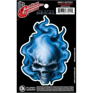 imageDAddario Accessories Planet Waves Guitar Tattoo Blue Flame Skull