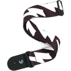 imageDAddario Accessories Planet Waves P20W1402 2Inch Woven Guitar Strap Flames Pinstripe  Red with BlackBlack