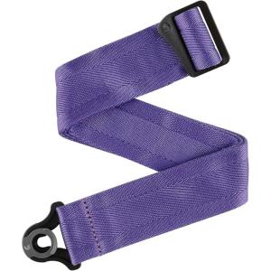 imageDAddario Auto Lock Guitar Strap  Acoustic ampamp Electric Accessories  Easy to Use Locking Straps  Uses Existing Buttons  Woven Polypro  Deep Violet
