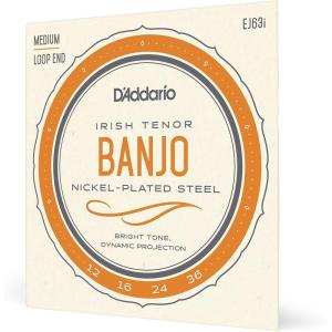 imageDAddario Banjo Strings NickelPlated Steel EJ60 Light Gauge 920 5String Set Pack of 1930