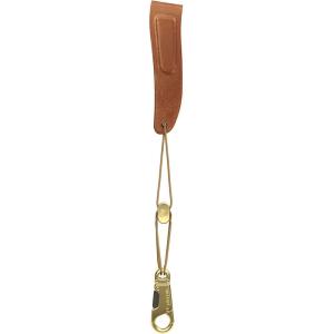 imageDAddario DWLSBRSM  Leather Padded Strap in Brown  SmallBrownBrass