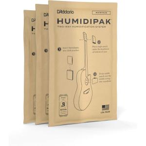 imageDAddario Guitar Humidifier Kit  Humidipak Restore Kit  Automatic Guitar Humidification Conditioning System  Safely Rehydrate Guitar and CaseMaintain