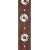 imageDAddario Accessories Leather Guitar StrapConchos Brown