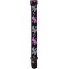 imageDAddario Guitar Strap  Acoustic ampamp Electric Guitar Accessories  Eco Leather Ends  Vintage Lizard Green ampamp Pink
