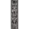 imageDAddario Guitar Strap Joe Satriani Up in Flames Design 50mm Wide Tubular Nylon Adjustable from 35 to 595 Guitar AccessoriesSkull N Bones