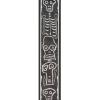 imageDAddario Guitar Strap Joe Satriani Up in Flames Design 50mm Wide Tubular Nylon Adjustable from 35 to 595 Guitar AccessoriesSkull N Bones