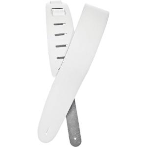 imageDAddario Accessories Leather Guitar StrapBasic White