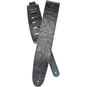 imageDAddario Accessories Leather Guitar StrapEmbossed Black